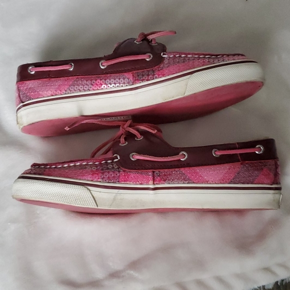 Sperry Top Sider Bahama Rose Sequin Cord Plaid - Picture 5 of 8